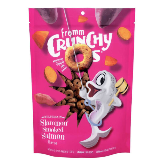 Fromm Crunchy O's Slammon' Smoked Salmon Dog Treats