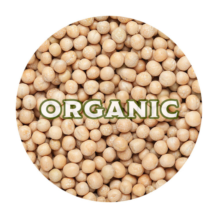 Whole Peas, Organic - 40 lb