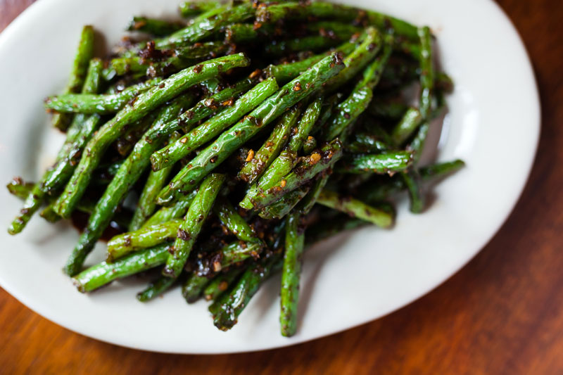 Stir-Fried Sichuan Green Beans with Pork